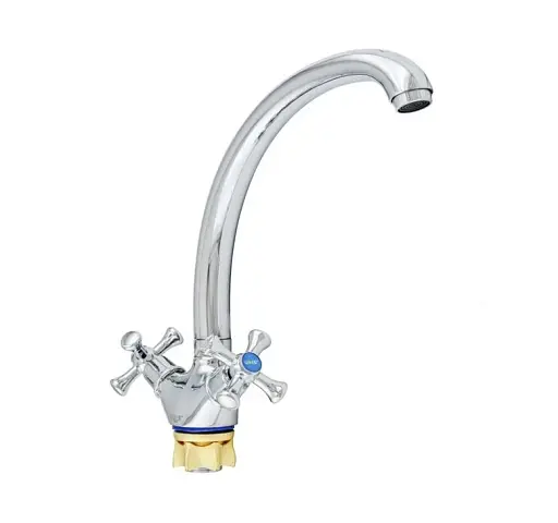 Смеситель для кухни Udis DTZ4-B827 двухвентильный Хром 30412 - фото 1