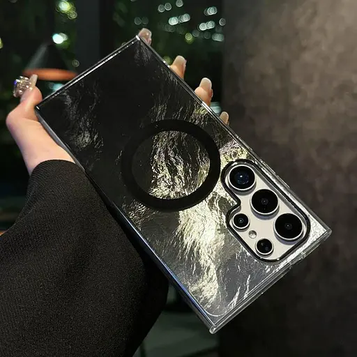 Чохол TPU Shiny Mountain (MagFit) для Samsung Galaxy S25 Ultra Black - фото 2