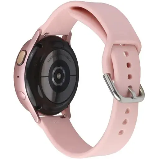 Ремешок DK CDK для Garmin Forerunner 255 / 255 Music "L" 22mm Silicone Sport Band Classic (011018) (pink) - фото 4