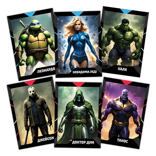 Настольная карточная игра FlixPlay Битва комиксов PLR-0016 - фото 3