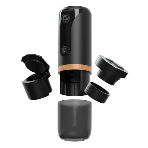 Портативна кавомашина CERA+ Máquina Travel Espresso Coffee Maker Outdoor для меленої кави та капсул Nespresso - фото 2