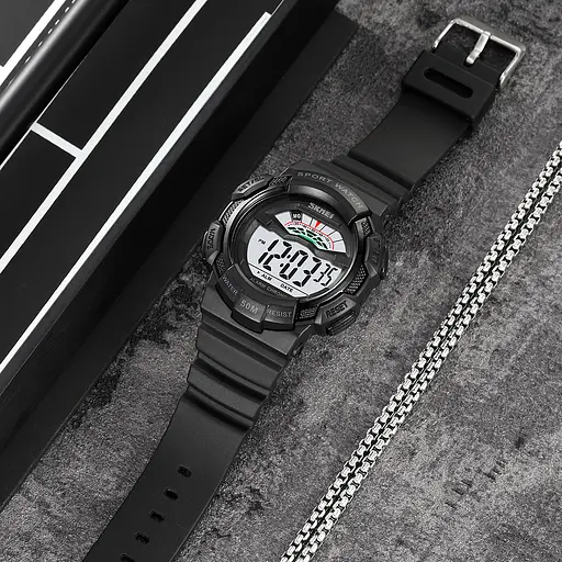 Наручний годинник чоловічий 2153BKWT Black-White Skmei acs0030231 - фото 5