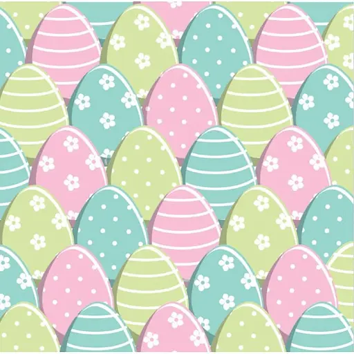 Серветки паперові Silken пасхальні Крашаночки 33 x 33 см 12 шт. - фото 1