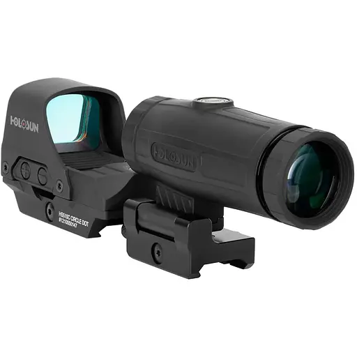 Приціл коліматорний Holosun 510С + магніфер HM3X - фото 3