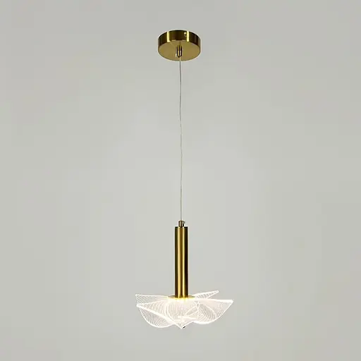 Подвес в виде прозрачного цветка 28х24 см Ст. D 7003 B D180 | Line F - фото 1