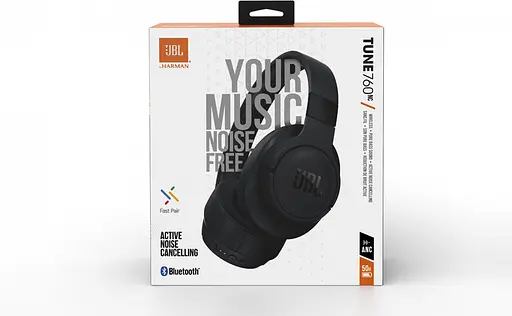 Навушники бездротові накладні JBL TUNE 760NC (JBLT760NCBLK) чорні - фото 9