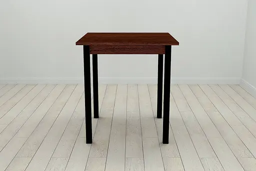 Стіл кухонний Ferrum-decor Дієго 75x70x70 Чорний ДСП Венге 16мм (FRD-105614) - фото 3