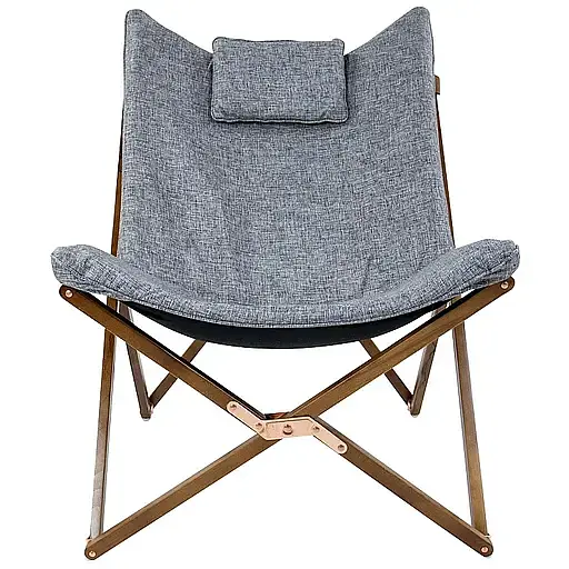 Стул раскладной Bo-Camp Bloomsbury M Grey (1200369) - фото 2