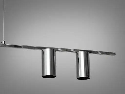 Перлина колекції, модна люстра підвіс в стилі Loft, 4 лампи, хром - фото 4