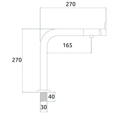 Смеситель для кухни Rea Cole nikiel brushed REA-B0859 Никель - фото 4