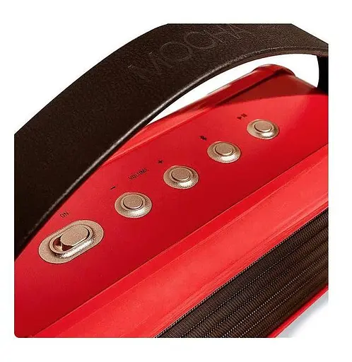 Акустика-бездротова портативна колонка Divoom Mocha (642523) червона - фото 5