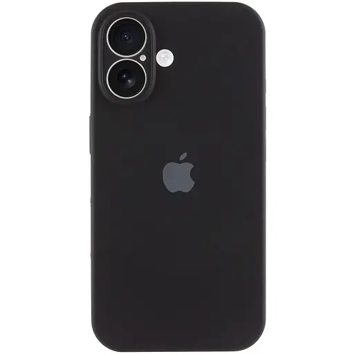 Чехол Epik Silicone Case Full Camera Protective AA для Apple iPhone 16 Plus 6.7 Черный/Black - фото 5