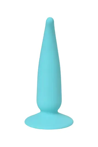 Анальна пробка ToDo Anal Plug Cappy 12.5 см (бірюзовий)