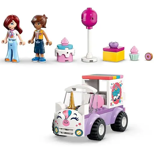 Конструктор LEGO Friends Автомобиль для доставки тортов с единорогами 67 деталей (42675) - фото 2