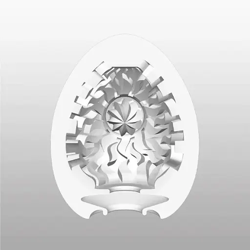 Мастурбатор яйцо Tenga Egg Stronger Shiny белый - фото 2