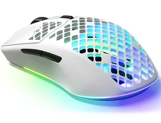 Беспроводная мышь SteelSeries Aerox 3 Wireless Snow White (62608) - фото 2