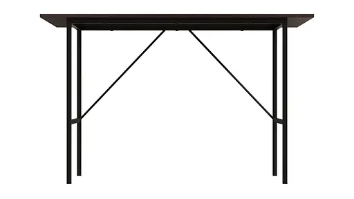 Стол письменный Line Тайм Ferrum-decor 750x1200x600 Черный металл ДСП Венге Магия 16 мм (FRD-106162)