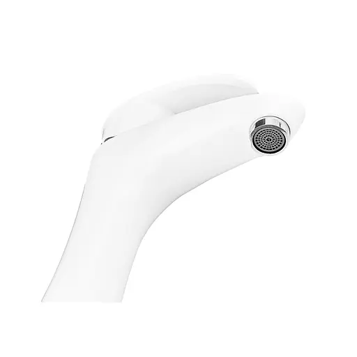 Смеситель для умывальника Plamix Cezar-001 High SET white PM0663 Белый - фото 2