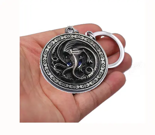 Брелок Таргарієнов Гра Престолів House Targaryen Game of Thrones GT 3.55 - фото 3