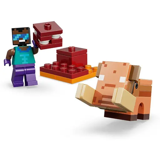 Конструктор LEGO Minecraft Подорож до Нижнього світу та Порталу до Краю 192 деталі (21584) - фото 4