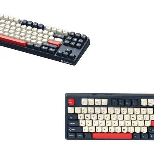 Клавиатура GamePro Asgard Ragnar Keychron Super Red Switch Wireless/Bluetooth/USB Blue беспроводная (MK285BL) - фото 3