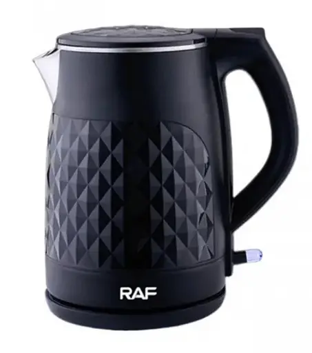 Электрочайник RAF R.7870 2000Вт 2 л дисковый чайник Черный - фото 1