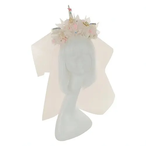 Обруч Єдиноріг Shine з фатою - фото 1