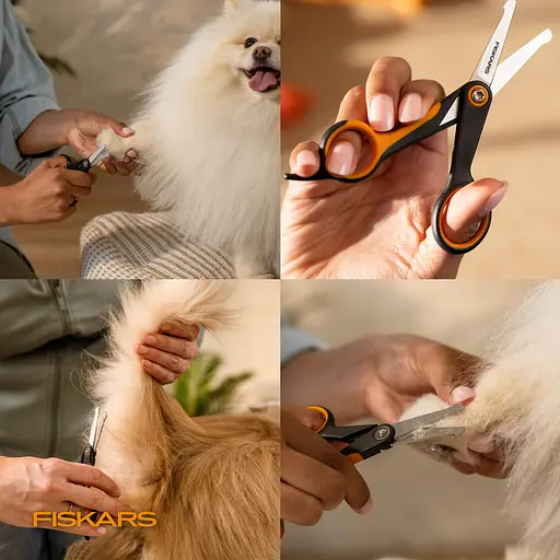 Ножиці для точної стрижки у грумінгу Fiskars Detailing Scissors 14 см (2009124) - фото 2