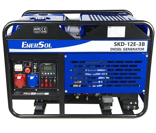 Генератор дизельний EnerSol 10/11 кВт SKD-12E-3B - фото 1