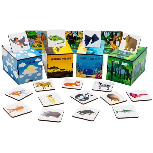 Дитячий Сортер Монтессорі PuzzleOK Чарівна природа Арт-88738 - фото 2