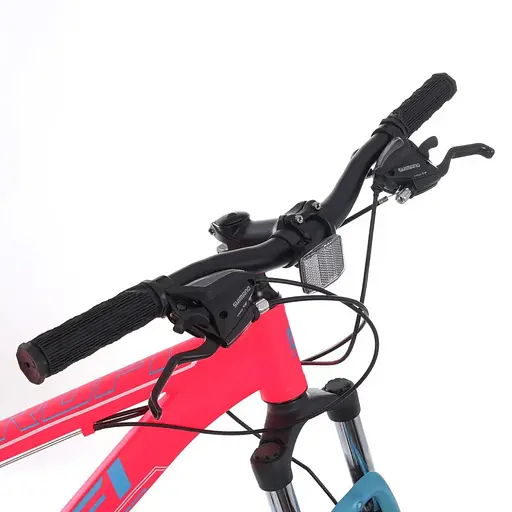 Велосипед "BELLE" PROF1 G26BELLE A26.1 26 д. Алюм.рама 17 ", SHIMANO 21SP, алюм.DB, FW TZ500, малиново-білий - фото 2