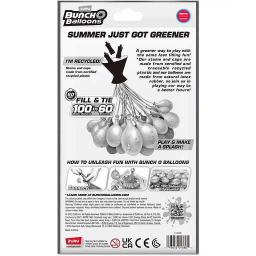 Ігровий набір Bunch O Balloons Водні кульки Тропік 100 шт. в асортименті (56480UQ1) - фото 4