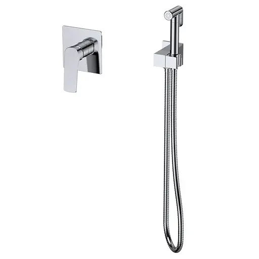 Гігієнічний душ прихованого монтажу Mixxus Premium Mone 002 Inner MI6773, Хром - фото 1