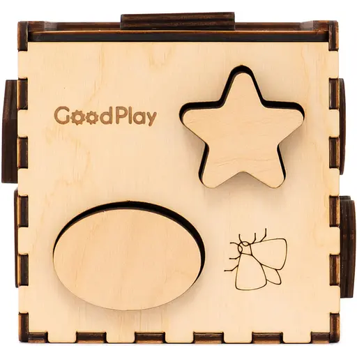 Кубик-сортер GoodPlay Дерев’яний (CUB-4-003) - фото 5