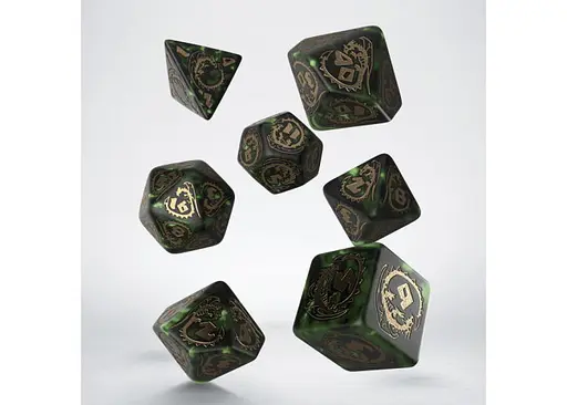 Набір кубиків Dragons Nephrite Dice Set , 7 шт. (SDRA06) - фото 2