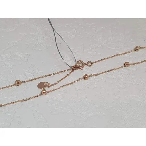 Золоте кольє Ювелірне виробництво А. Долина Кульки. 200008 - фото 2