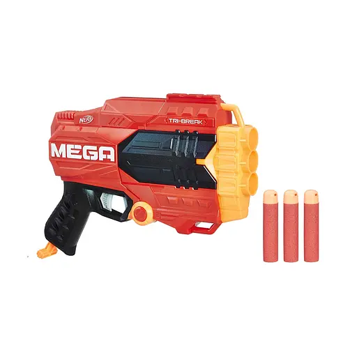 Уценка. Бластер Hasbro Nerf Mega Tri-Break (E0103) - фото 1