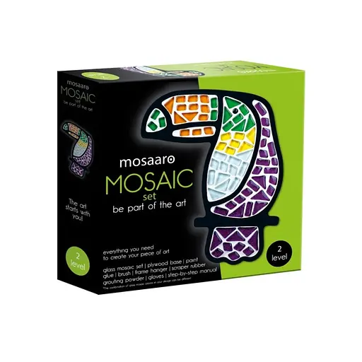 Дитячий набір для творчості кришталева мозаїка Тукан Mosaaro MA2001 - фото 1