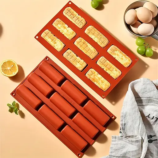 Силіконова форма для глазурованих сирків, батончиків, цукерок та льоду, Kitchen Master Коричневий 87343 - фото 1