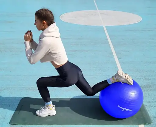 М'яч для фітнесу (фітбол) Power System PS-4018 Ø85 cm PRO Gymball Blue (PS-4018_85cm_Blue) - фото 3