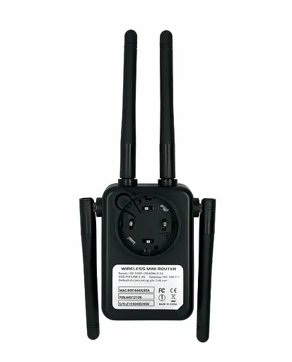 Ретранслятор-маршрутизатор Pix-Link X300R4 300Мбит/с 2.4 ГГц Черный (XNRWSW020403W 5542) - фото 2