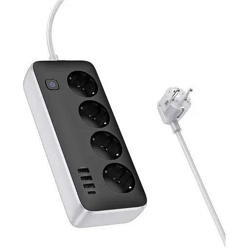 Сетевой фильтр Hoco AC21 Sunlight Black [128370] - фото 3