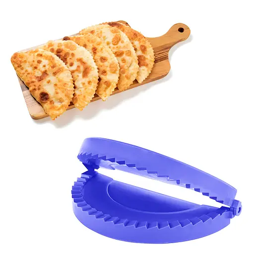 Набір форм для ліплення пельменів, вареників та чебуреків (3 шт.) пельменниця, вареничниця та прес для чебуреків, Господар Різні кольори 87411 - фото 4