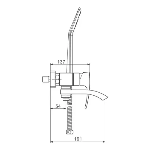 Смеситель для ванны Gappo G3207-3 - фото 7