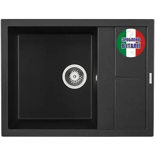 Кухонна мийка Elleci Unico 125 Nero 40