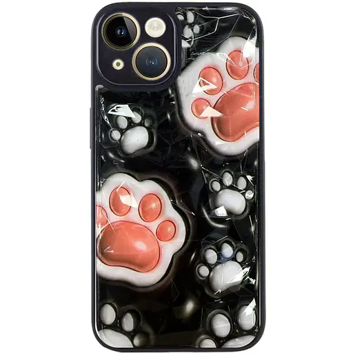 Чохол Epik TPU+PC Prisma Plushie для Apple iPhone 14, 6.1 Paws - фото 2