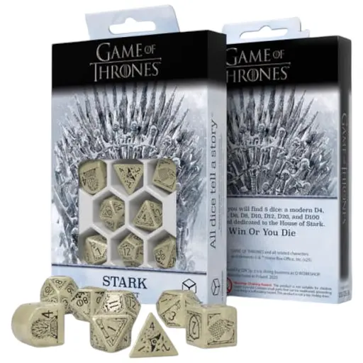 Набор кубиков Game of Thrones. Stark Dice Set , 7 шт. (GOT/00190166/2025/1/A)