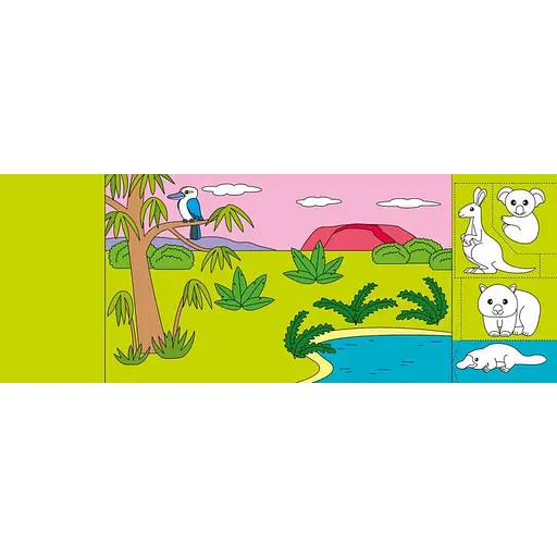 Дитяча книжечка-розмальовка "Хто гойдається на ліані?" 1364007 - фото 2