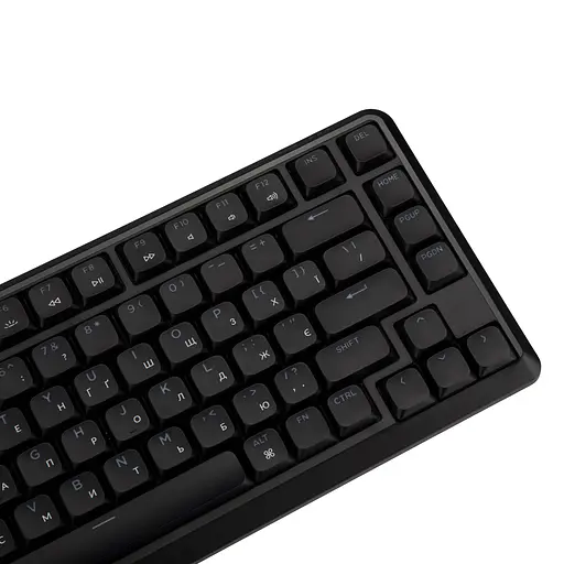 Keychron Клавіатура механічна J1 82Key, K pro Banana, WL/BT/USB-A, QMK, Hot-swap, EN/UKR, RGB, чорний - фото 8