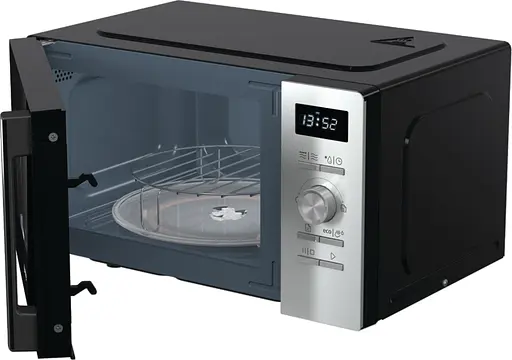 Микроволновая печь Gorenje 20 л, электр. управление, 800 Вт, гриль, дисплей, 11 программ, нержавеющая сталь - фото 4